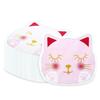 100Pcs Cat Napkins, 10.2 x 11.4 Inches Cute Kitty Party Napkin, Pink White Paw Print Paper Napkins, Cat Birthday Decorations Kitten Napkin for Kids Pet Kitty Birthday Party Supplies view 1