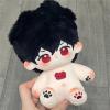 20cm/8in Original Plush Cotton Doll Boy with Black Hair Red Eyes for Children Gift Ready with Adjustable Outfit (Aiqiqi, Boneless) view 2