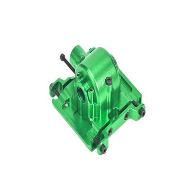 Aluminum 7075 Center Gear Box Housing Set with Covers for Losi 1/18 Mini LMT 4X4 Brushed Monster Truck RTR-LOS01026 Upgrade Parts - Green