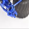 Aluminum 7075 Hex Adapters (12mm) for Losi 1/18 Mini LMT 4X4 Brushed Monster Truck RTR-LOS01026 Upgrade Parts - Blue view 2