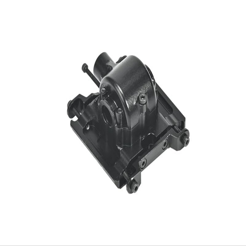 Aluminum 7075 Center Gear Box Housing Set with Covers for Losi 1/18 Mini LMT 4X4 Brushed Monster Truck RTR-LOS01026 Upgrade Parts - Black