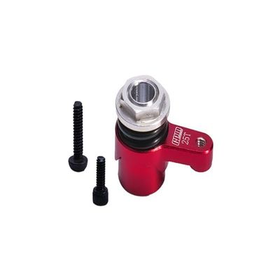 Aluminum 7075 25T Servo Horn with Built-in Spring for Losi 1/18 Mini LMT 4X4 Brushed Monster Truck RTR-LOS01026 Upgrade Parts - Red