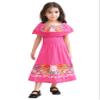 Mexican Dress for Girls Traditional Vestidos Mexicanos Cinco De Mayo Embroidered Dresses Toddler Kids Fiesta Outfit Spanish para Nias Theme Youth Hispanic Folklorico Floral Pink Size 11 12 Years view 1