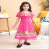 Mexican Dress for Girls Traditional Vestidos Mexicanos Cinco De Mayo Embroidered Dresses Toddler Kids Fiesta Outfit Spanish para Nias Theme Youth Hispanic Folklorico Floral Pink Size 11 12 Years view 2