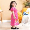Mexican Dress for Girls Traditional Vestidos Mexicanos Cinco De Mayo Embroidered Dresses Toddler Kids Fiesta Outfit Spanish para Nias Theme Youth Hispanic Folklorico Floral Pink Size 11 12 Years view 4