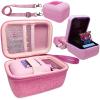 Hard Carrying Case and Silicone Cover for Bitzee Interactive Toy Digital Pet, Accessories Case for Bitzee Virtual Electronic Pets Original 15 Animals (Pink) view 1