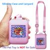 Hard Carrying Case and Silicone Cover for Bitzee Interactive Toy Digital Pet, Accessories Case for Bitzee Virtual Electronic Pets Original 15 Animals (Pink) view 4