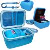JCHPINE Hard Carrying Case and Silicone Cover for Bitzee Interactive Toy Digital Pet, Accessories Case for Bitzee Virtual Electronic Pets Original 15 Animals (Blue) view 1