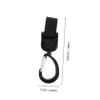 IWOWHERO 2pcs Rotating Stroller Hooks for Hanging Bags Stroller Bag Hooks Clips Easy to Install and Loop Safe Practical for Diaper view 4