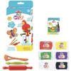 Play-Doh Air Clay Creature Creations Pack- 6pcs Vibrant Colors Air Dry Clay for Kids view 1
