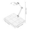 Abaodam Figure Stand Set Clear Plastic Action Figure Holder with Stable Base for Displaying and Organizing Toy Models and Collectible Figurines view 3