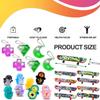 118 Pcs Party Favors for Kids, Pop Fidget Treasure Box Toys, Valentines Gift Classroom Prizes, Pinata Filler Goodie Bag Stuffers, Treasure Chest Carnival Prizes, Prize Box Bulk Toys for Boys Girls 4-8 view 3