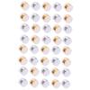 Operitacx 40pcs Round Transparent Silicone Earring Accessories Unique Ear Plugs for Jewelry Making Craft Supplies for Earrings Mobile Phone Cases and More view 1