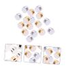 Operitacx 40pcs Round Transparent Silicone Earring Accessories Unique Ear Plugs for Jewelry Making Craft Supplies for Earrings Mobile Phone Cases and More view 4