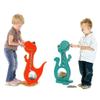 Money Box Dinosaur Shaped Piggy Bank Transparent Piggy Bank Seeing Coins Creative Fun Coin Box Savings Bank (Color : B) view 3