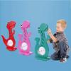 Money Box Dinosaur Shaped Piggy Bank Transparent Piggy Bank Seeing Coins Creative Fun Coin Box Savings Bank (Color : B) view 4