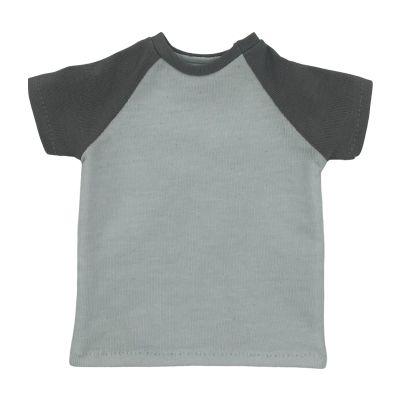 1/6 Male Short Sleeve T-Shirt for 12" Action Figure Accessories, Gray