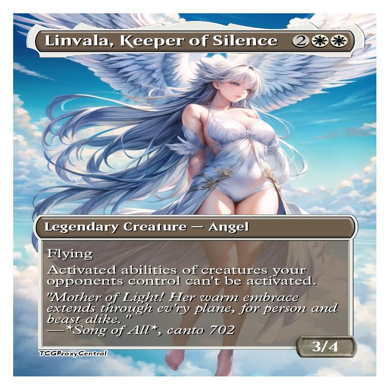 4x | Linvala, Keeper of Silence | Anime | Full Art | Foil or Non-Foil (Foil)