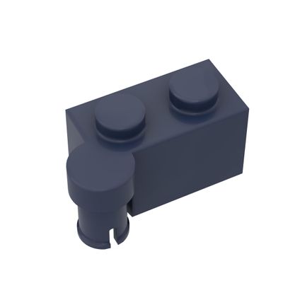 Gobricks GDS-810 3831 Hinge Brick 1x4 (Upper, Dark Blue, 50 pcs