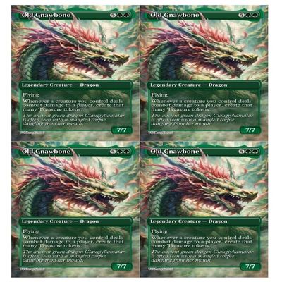 4x | Old Gnawbone | Anime | Full Art | Foil or Non-Foil (Foil)