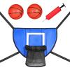 Aymzbd Trampoline Basketball Stand with Pump for and Accessories for Kids view 1
