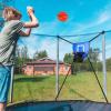 Aymzbd Trampoline Basketball Stand with Pump for and Accessories for Kids view 2