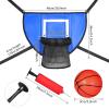 Aymzbd Trampoline Basketball Stand with Pump for and Accessories for Kids view 3