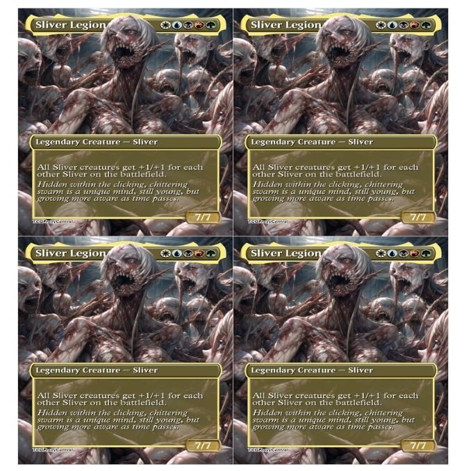 4x | Sliver Legion #2 - Horror | Anime | Full Art | Foil or Non-Foil (Non Foil)