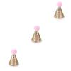 Ciieeo 3pcs Glitter Party Hat for Boys and Girls Birthday Adjustable Headband Cone Design for Girl Celebration Premium Quality Material Party Supplies view 1
