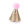 Ciieeo 3pcs Glitter Party Hat for Boys and Girls Birthday Adjustable Headband Cone Design for Girl Celebration Premium Quality Material Party Supplies view 4