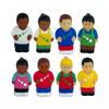 Get Ready Kids Multicultural All-Star Children Figurines Set of 8 | 3 Inch Diversity People Toys for Toddlers & Preschool | Inclusive Classroom Learning Figures for Daycare, Homeschool & Pretend Play view 1
