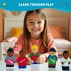 Get Ready Kids Multicultural All-Star Children Figurines Set of 8 | 3 Inch Diversity People Toys for Toddlers & Preschool | Inclusive Classroom Learning Figures for Daycare, Homeschool & Pretend Play view 2