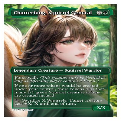 4x | Chatterfang, Squirrel General | Anime | Full Art | Foil or Non-Foil (Non Foil)