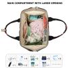 Dezcrab Fox Baby Diaper Bag Backpack for Women, Large Capacity Waterproof Maternity Travel Nappy Backpacks with Stroller Straps view 4