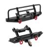 ALBARAY Upgrade Parts Compatible with TRX4M for Defender CNC Aluminum Front Rear Bumper for 1/18 RC Crawler Upgrade (4M-88) (Color : Front and Rear) view 1