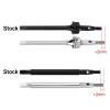 ALBARAY Upgrade Parts Compatible with TRX4M Extended 2mm Thread Stainless Steel Front Rear Axle Shafts for 1/18 RC Crawler Upgrade Parts (4M-09) (Color : Front) view 2