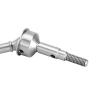 ALBARAY Upgrade Parts Compatible with TRX4M Extended 2mm Thread Stainless Steel Front Rear Axle Shafts for 1/18 RC Crawler Upgrade Parts (4M-09) (Color : Front) view 4