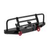 ALBARAY Upgrade Parts Compatible with TRX4M for Defender CNC Aluminum Front Rear Bumper for 1/18 RC Crawler Upgrade (4M-88) (Color : Front) view 1