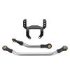 ALBARAY Upgrade Parts Compatible with TRX4M Aluminum Lay Down Servo Mount with Stainless Steel Steering Links Set for 1/18 RC Crawler Stock Length Axles view 1