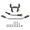 ALBARAY Upgrade Parts Compatible with TRX4M Aluminum Lay Down Servo Mount with Stainless Steel Steering Links Set for 1/18 RC Crawler Stock Length Axles view 2