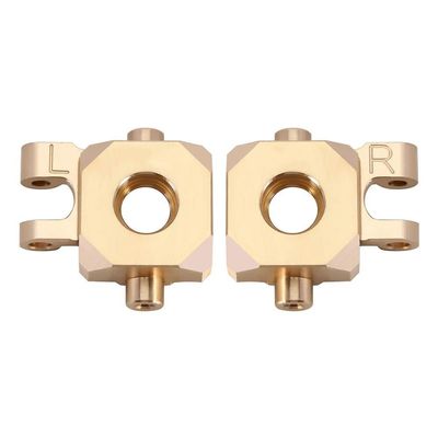 ALBARAY Upgrade Parts Compatible with TRX4M 11g Brass Steering Blocks for 1/18 RC Crawler Upgrade Parts (4M-04) (Color : 2)