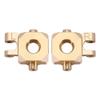 ALBARAY Upgrade Parts Compatible with TRX4M 11g Brass Steering Blocks for 1/18 RC Crawler Upgrade Parts (4M-04) (Color : 2) view 1