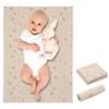 2 Sets PHOEBUS BABY Portable Changing Pad Travel - Waterproof Compact Diaper Changing Mat - Lightweight & Foldable Changing Station, Newborn Shower Gifts view 2