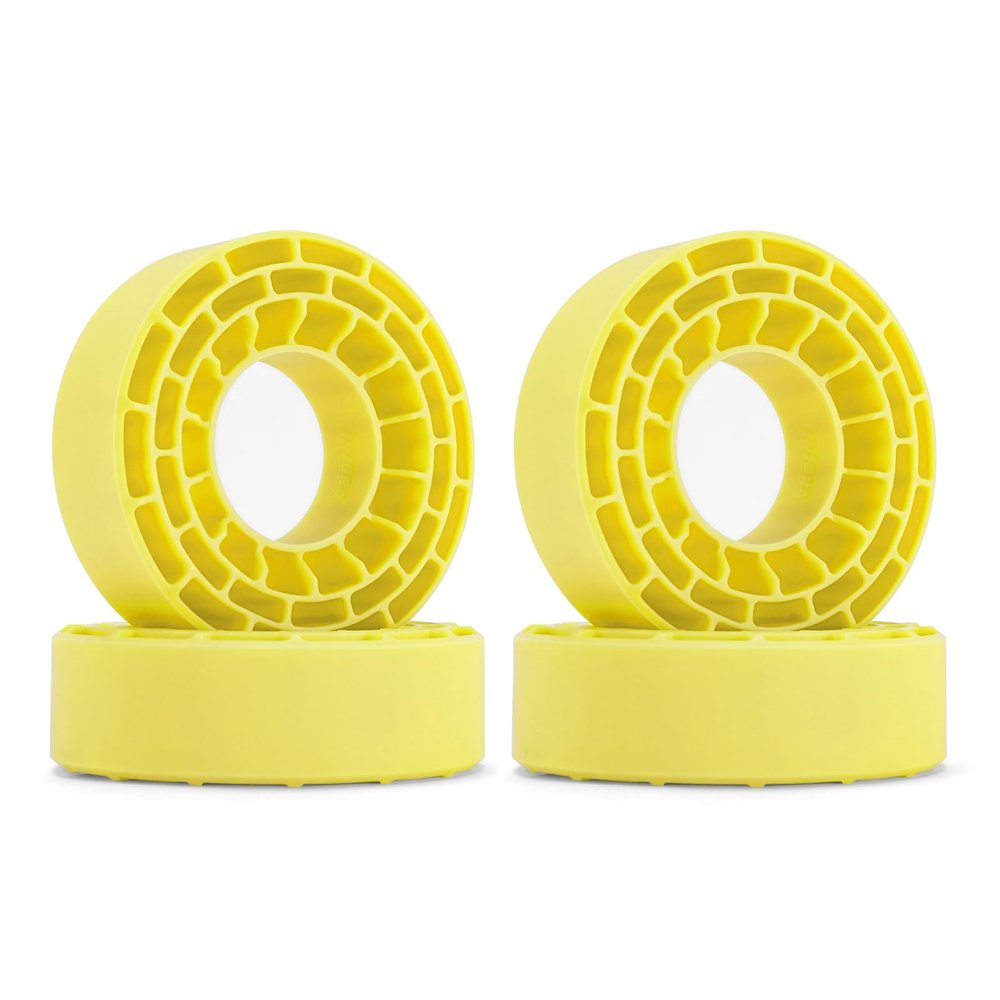 INJORA Silicone Rubber Inserts for 62-64mm*22-24mm 1.0" Tires(1064)(Yellow)