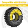 INJORA Silicone Rubber Inserts for 62-64mm*22-24mm 1.0" Tires(1064)(Yellow) view 2