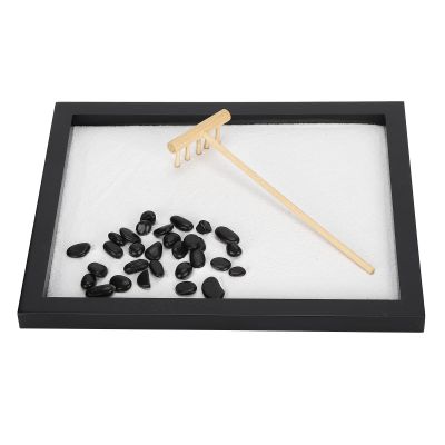 Xcello Zen Meditation Mini Landslide, Desktop Sand Tray Decoration for Peaceful Aura