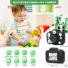 Kids Camera, Christmas Birthday Gifts for Children Age 3-8, HD Digital Video Cameras for Children, Portable Toy for 3 4 5 6 7 8 Year Old Kid with 32GB SD Card and Cute Children's Camera Bag (Black) view 2