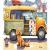 1000 Piece Jigsaw Puzzle for Adults, Seaside Cartoon Scene Puzzle, Suitable Beginner Art DIY Handmade Gift, Decorations for Relaxing Breaks view 1