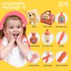 BELLOCHIDDO Dog Toys for Kids - Toddler Girls Toy Interactive Electric Walking Barking Puppy Wagging Tail, with Carrier and Pet Care Playset Accessories, Gifts for 1 2 3 4 5 6+ Year Old view 4