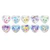 Beatcats 01 [Official Illustration] Hologram Heart Shaped Can Badge Box of 10 view 1